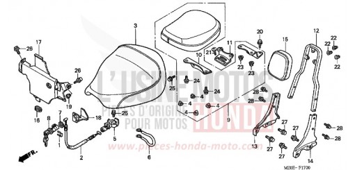 SIEGE GL1500C1 de 2001